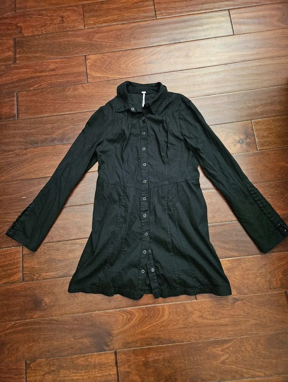 Free People Thea Button Front Mini Dress